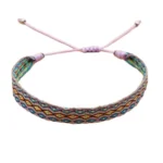 bracelet coloré homme en tissu colombien