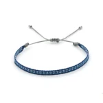 bracelet contemporain homme en tissu